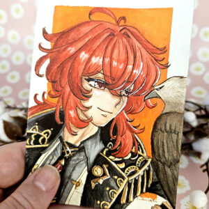 Diluc mini illustration